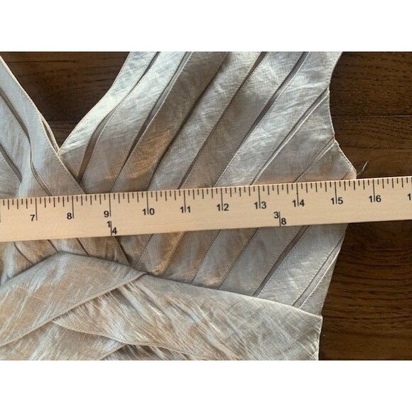 ADRIANNA PAPELL LADIES Sweetheart CASCADING LAYERED Baby Doll DRESS - SIZE 4 - Picture 10 of 14